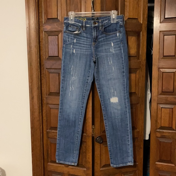 J Crew Toothpick Stretch Jean 27- mid rise - Picture 4 of 9